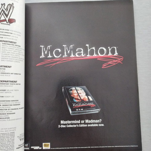 WWE Magazine December 2006 used, Retro Pro-Wrestling Triple H Cover