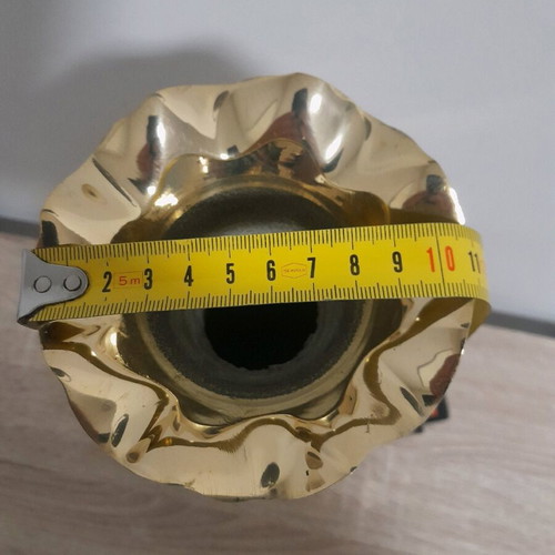 Large brass vase new, height 35cm diameter 35cm