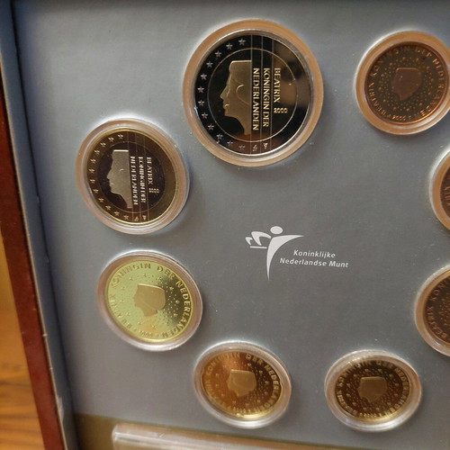 Nordic Gold prooflike euro coin set 2000 from Netherlands new