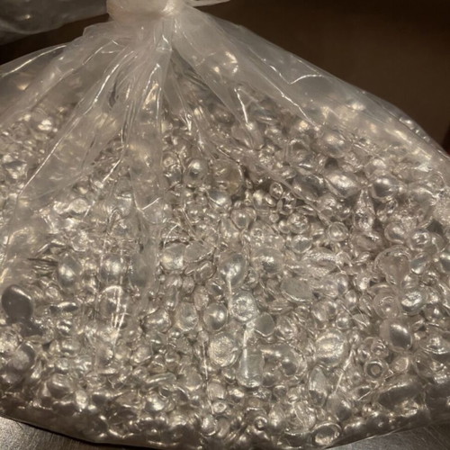 Silver nuggets 0.999 purity 100g new
