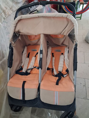 Double stroller for twins