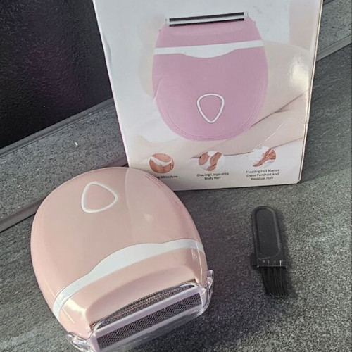 Electric lady shaver new, portable battery-operated