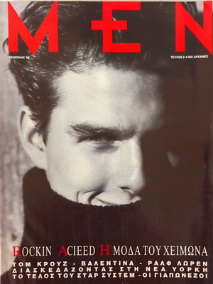 Men magazine issue 8 Winter 1989 featuring Tom Cruise