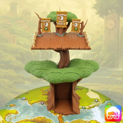 Everdell Ever Tree 3D printed board game upgrade new
