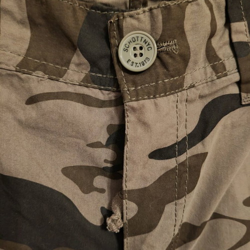 Men's military cargo pants camouflage Schott like new