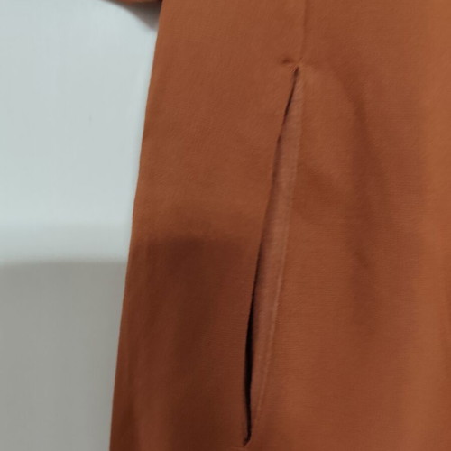 Esmara fall dress, straight cut, three-quarter sleeves, tan, medium