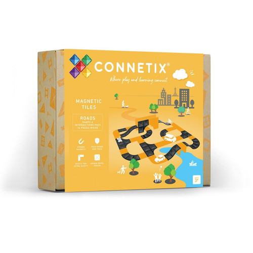 Connetix Ramps and Intersections Μαγνητικά Τουβλάκια Κατασκευών 16τμχ καινούργιο