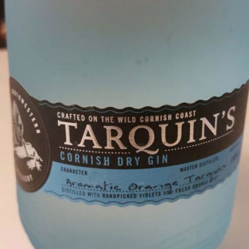 Tarquin’s Cornish Dry Gin 1L premium sealed collectible bottle