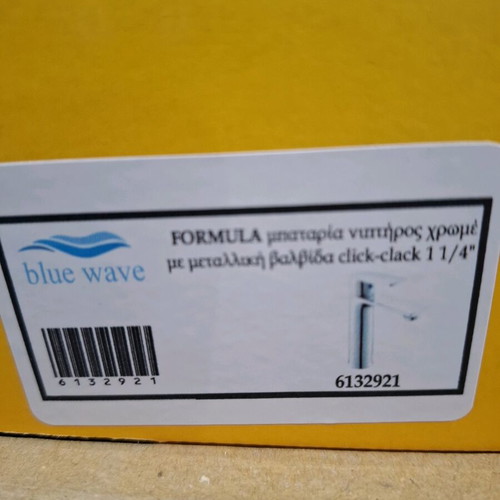 Chrome sink faucet new with metal click-clack valve 1 1/4'
