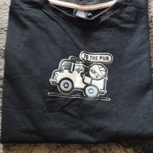 Slightly Offensive/18 T Shirt M Used Black Cotton