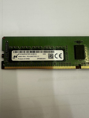 Micron 16GB DDR4 ECC registered μνήμη RAM για server στα 2400MHz