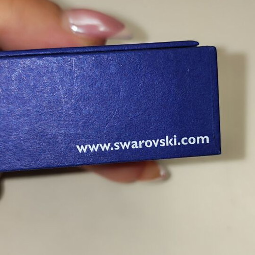 Swarovski ring new 925 silver plated with bright zircons