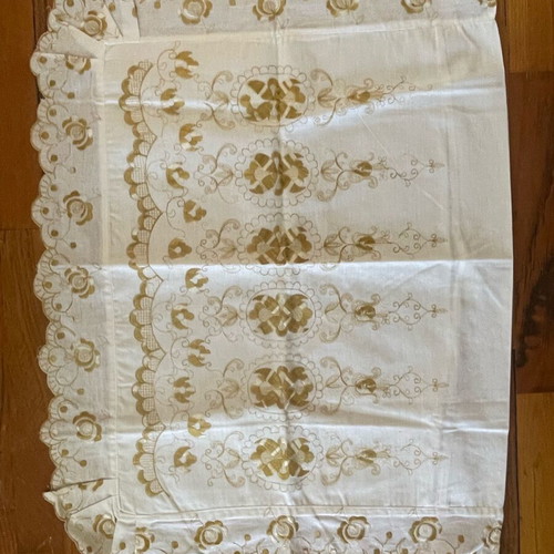 Embroidered pillowcase set for 53 x 42 cm pillows new
