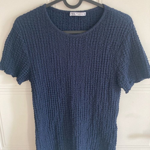 Zara women's blouse like new, blue, size M