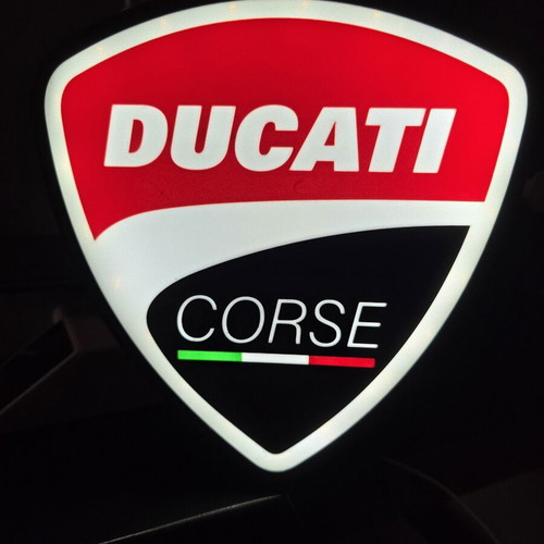 Ducati Logo Lightbox 3D printed, like new, USB powered