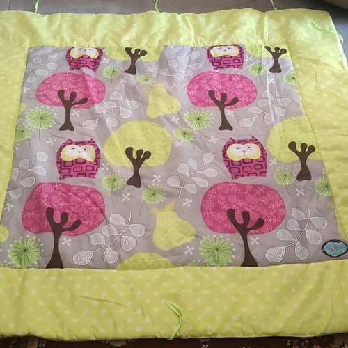Baby activity mat used