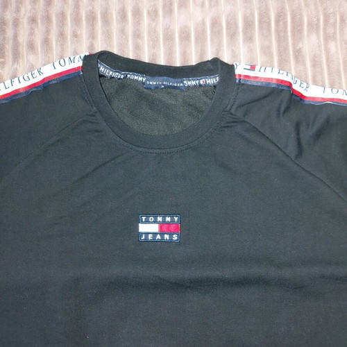 Tommy Jeans women's sweatshirt black, cotton, like new