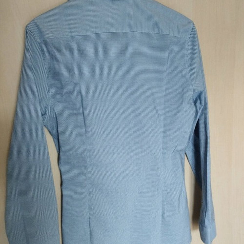 Marks & Spencer Men's Shirt Slim Fit Like New White Blue Size M