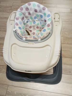 Dotty Cangaroo 2 in 1 walker and stroller used, light blue-beige-gray