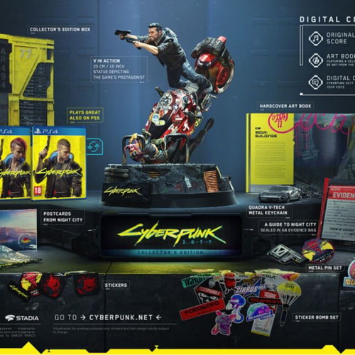 Cyberpunk 2077 Collector's Edition PS4 new