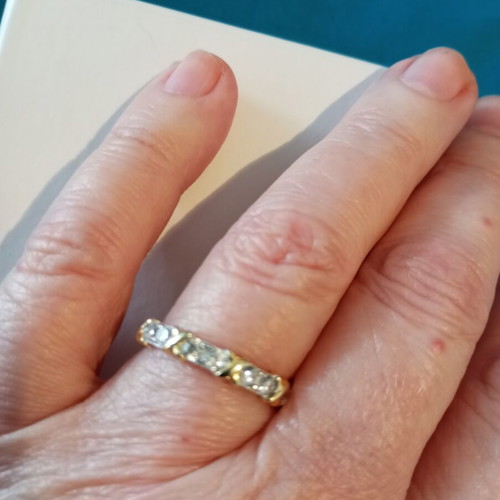 Tiffany design silver ring size 57 new