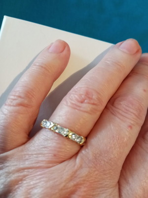 Tiffany design silver ring size 57 new