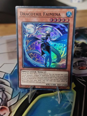 Dracotail Faimena V.1 Super Rare card new