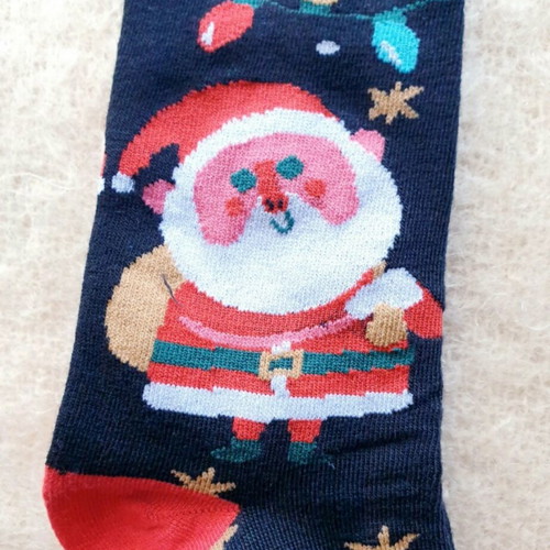 Christmas Santa Socks unisex, new, gingerbread man design