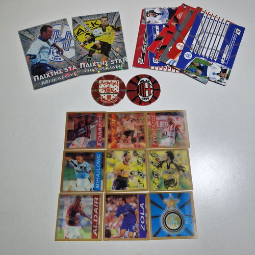 Football player stickers and taps like new