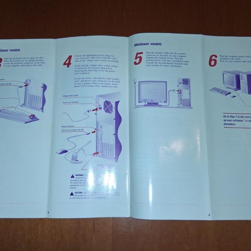 Compaq Quick Setup manual used