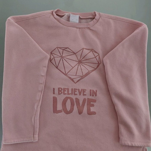 Zara children's sweatshirt used, pink, size 140 cm