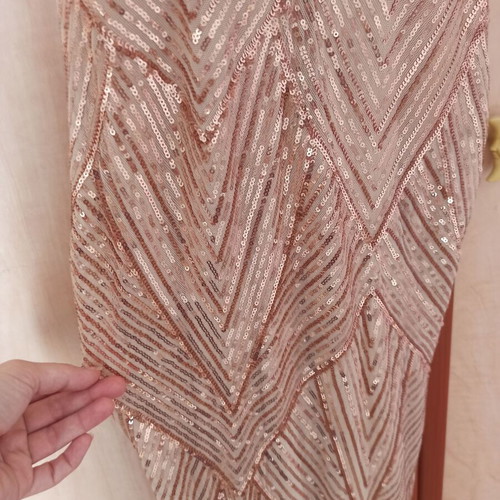 Evening dress bronze sequin medium like new