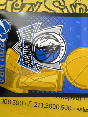 Dallas Mavericks NBA Champions 2011 sign like new