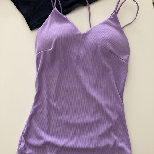 Blouses like new, pack of 2, blue and purple, size S