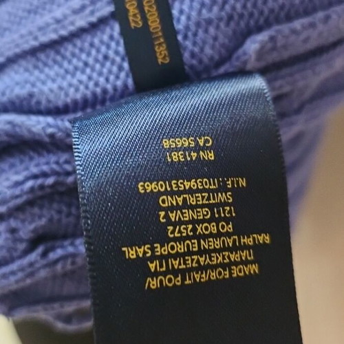 Polo Ralph Lauren Cotton Cardigan like new, blue, size S