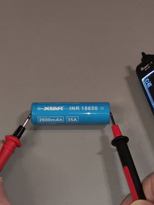 Xtar 2600mAh 35A INR18650 Li-ion Battery like new