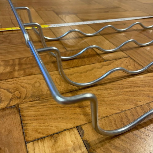 Wine rack for fridge like new, metal 47x30 cm