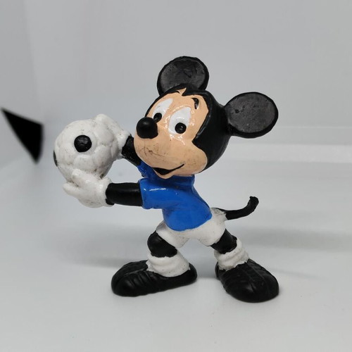 Mickey Mouse Footballer Bully Disney Vintage Figure like new