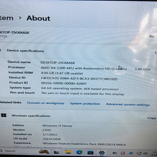 Σετ μητρικής MSI FM2-A55M-E33 και CPU AMD A4 5300 μεταχειρισμένο
