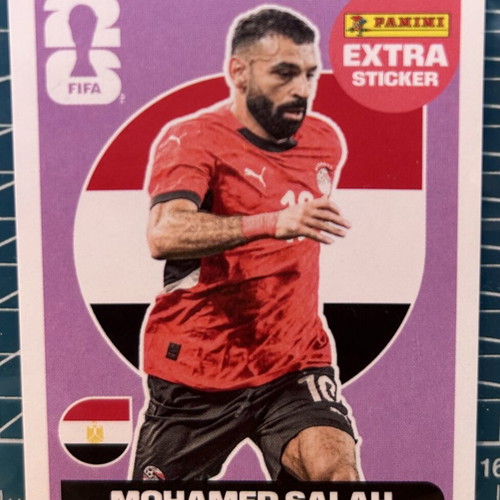 Panini World Cup 2026 Extra Stickers Haaland Pink, Salah Pink, Gapko Bronze
