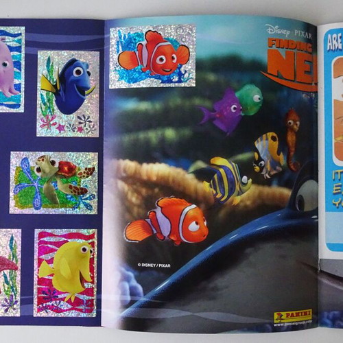 Panini Finding Nemo album English edition used 100% complete