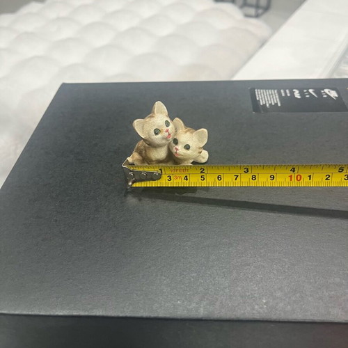 Miniature of two kittens handmade like new