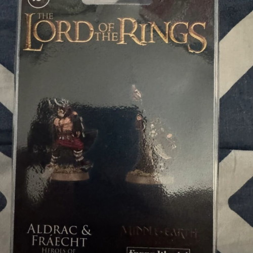 Lord of the Rings Aldrac and Fraecht miniatures new