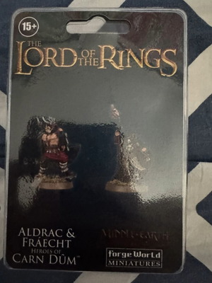 Lord of the Rings Aldrac and Fraecht miniatures new