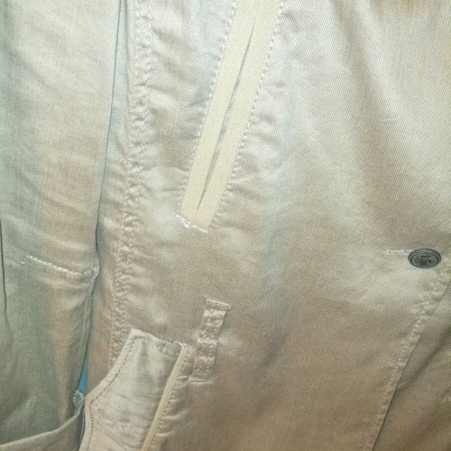 Ikks beige linen coat like new