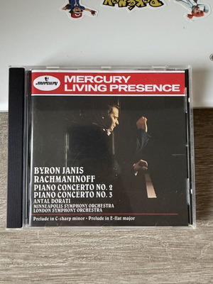 Byron Janis Piano Concerto No. 2 and No. 3 CD like new, classical