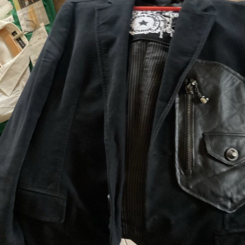 Frankie Morello jacket collectible like new, size L, black