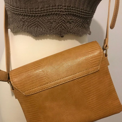 Jenny Fairy crossbody bag new, beige, synthetic leather and straw