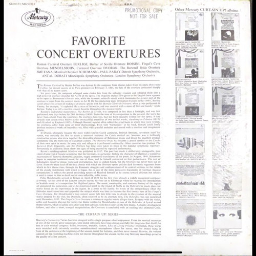 Curtain Up LP used, classical music