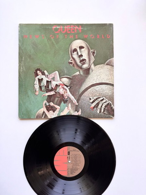 Queen News Of The World LP μεταχειρισμένο, 1η ελληνική έκδοση 1977